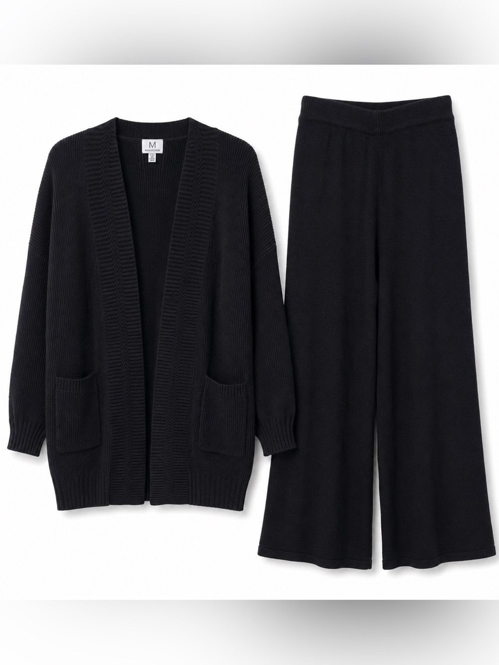 NWT Magaschoni Lounge Knit Cardigan and Pants Set